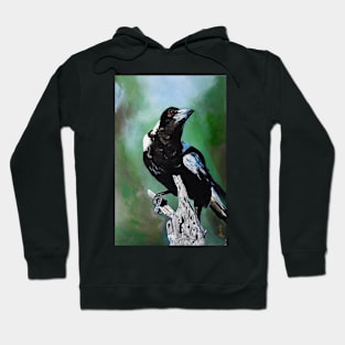 Proud Magpie - Australian magpie Standing Hoodie